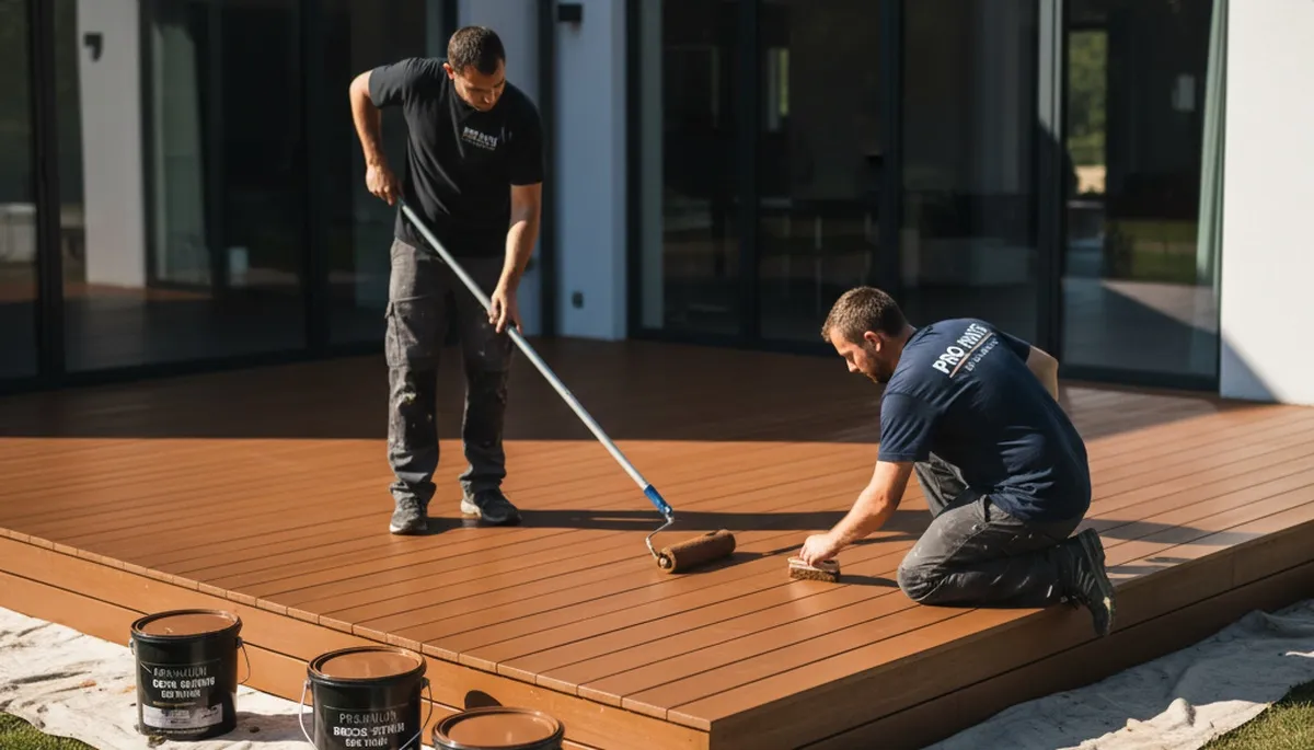 Professional deck staining and wood protection by expert painters in Fresno, CA