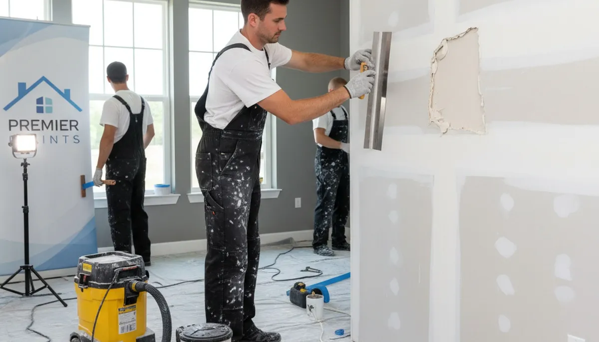 Professional drywall repair and wall restoration in Fresno, CA home by local painting experts