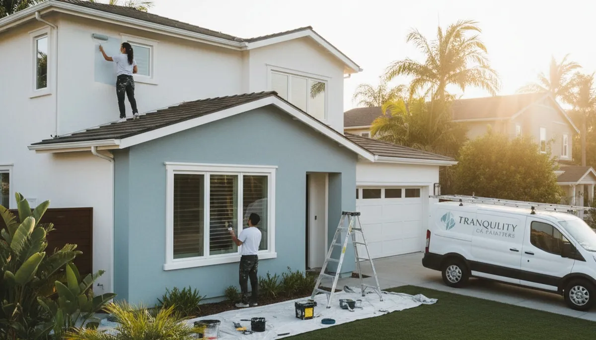 Professional house painters in Fresno CA providing quality residential exterior painting services